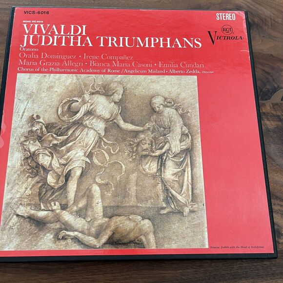 Vivaldi Juditha Triumphans Oratorio Oralia Dominguez 2xLP Box Set RCA Victrola - Picture 1 of 8